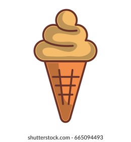 ice cream isolated icon