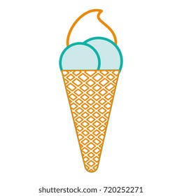 ice cream isolated icon