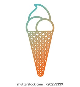 ice cream isolated icon