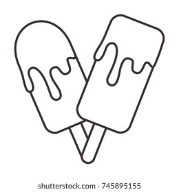 ice cream isolated icon