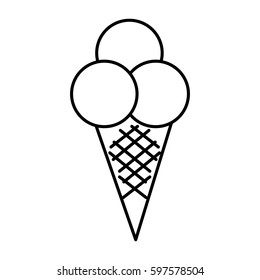 ice cream isolated icon vector illustration design