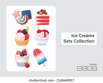Ice cream isolated vector icon. line, solid food design element. Ice-cream vector icon. food design element. Ice cream.