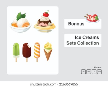 Ice cream isolated vector icon. line, solid food design element. Ice-cream vector icon. food design element. Ice cream.