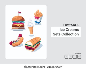 Ice cream isolated vector icon. line, solid food design element. Ice-cream vector icon. food design element. Ice cream.