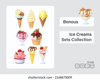 Ice cream isolated vector icon. line, solid food design element. Ice-cream vector icon. food design element. Ice cream.
