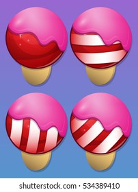 Ice Cream items for match 3 games