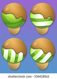 Ice Cream items for match 3 games