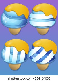 Ice Cream items for match 3 games
