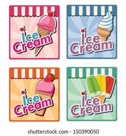 ice cream label