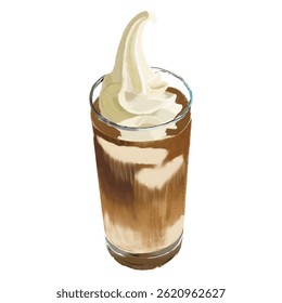 ice cream latte Apogato Coffee Ice Drink Dessert
