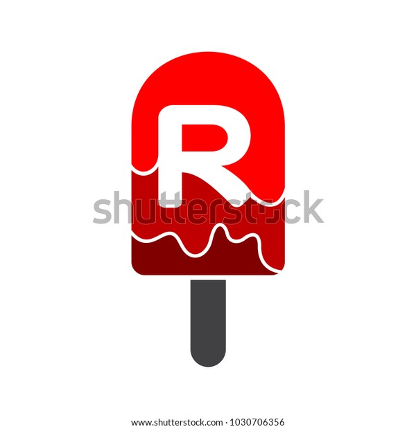 Ice Cream Letter R Logo Template Stock Vector (Royalty Free) 1030706356 ...