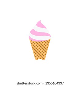 ice cream lilly colored icon. Element of ice cream illustration icon. Signs and symbols can be used for web, logo, mobile app, UI, UX