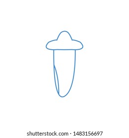 Ice cream line icon vector
