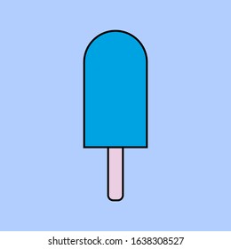 Ice cream line icon. Vector design 