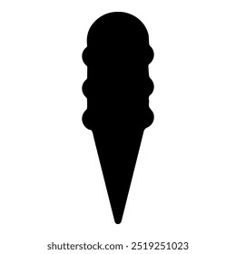 Ice cream line icon vector.