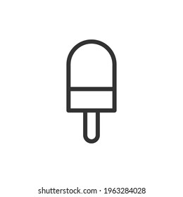 Ice cream line icon. Web symbol for web and apps. Sign design in outline style. Ice cream stroke object.