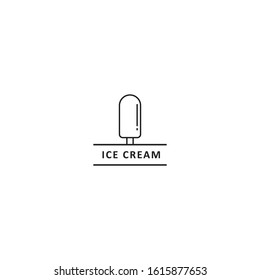 Ice cream line logo vector template. Outline design of ice cream (22)
