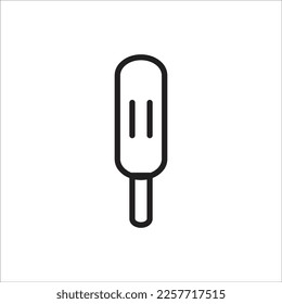 ice cream line new vector icon