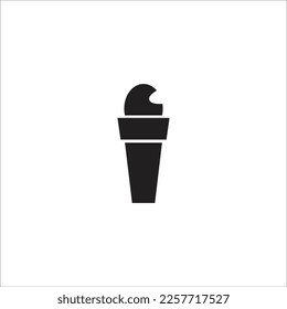 ice cream line new vector icon