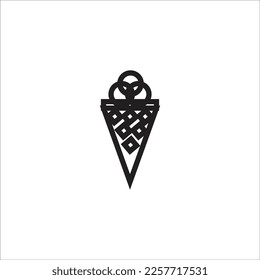 ice cream line new vector icon