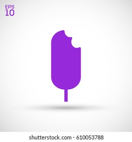 ice cream line vector icon
