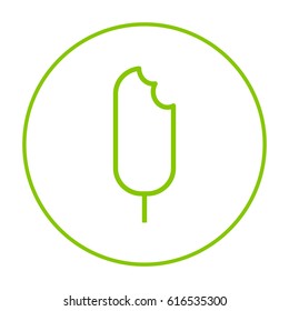 ice cream line vector icon