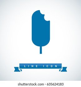 ice cream line vector icon