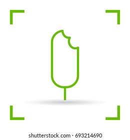 ice cream line vector icon