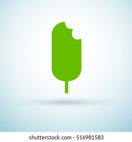 ice cream  linear vector icon for websites and mobile minimalistic flat design.