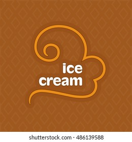 Ice cream logo.