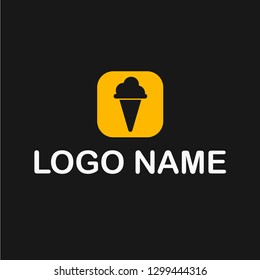ice cream logo concept. Designed for your web site design, logo, app, UI