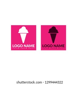 ice cream logo concept. Designed for your web site design, logo, app, UI
