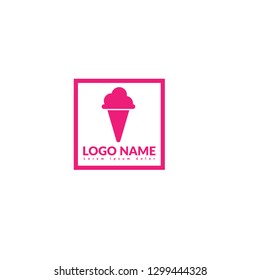 ice cream logo concept. Designed for your web site design, logo, app, UI