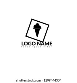 ice cream logo concept. Designed for your web site design, logo, app, UI