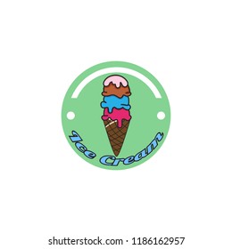 Ice cream logo design