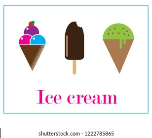 Ice cream logo design