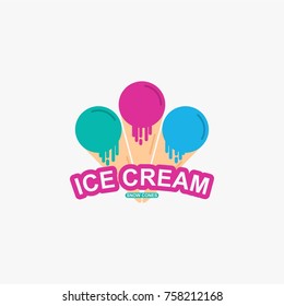 ice cream logo design