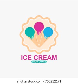 ice cream logo design