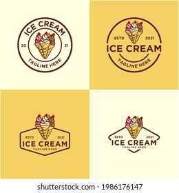 Ice Cream Logo Design Collections