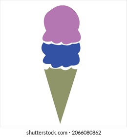 ice cream logo design of company.ice cream vector art illustration.ice cream icon graphic