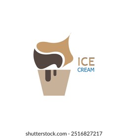Ice cream logo design creative logo