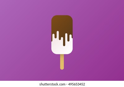 Ice cream logo design. Creative food design. Tasty logo