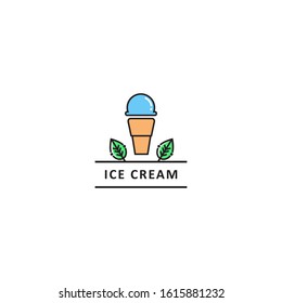 Ice cream Logo design vector template (6)