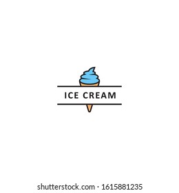 Ice cream Logo design vector template (4)