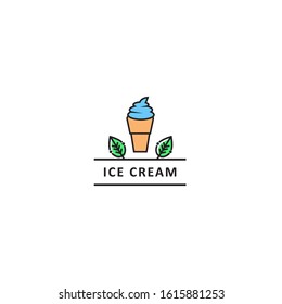Ice cream Logo design vector template (9)