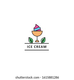 Ice cream Logo design vector template (16)