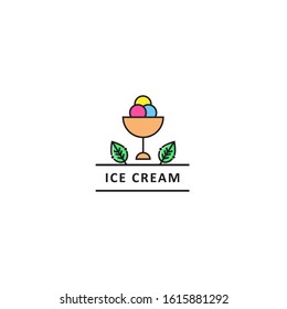 Ice cream Logo design vector template (12)