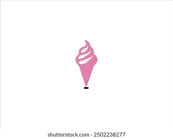 Ice cream logo design vector