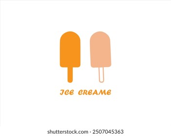 ICE cream logo, icon , vector,  isolate template ,illustration,  which contain a brand name or identity ,or a product identitor .