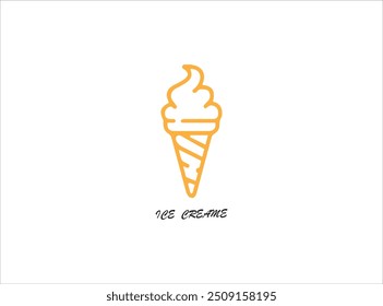 ICE CREAM logo ,icon , vector and illustration which contain a brand or company name identity .